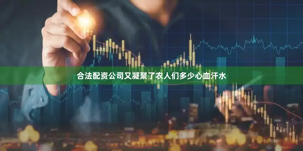 合法配资公司又凝聚了农人们多少心血汗水