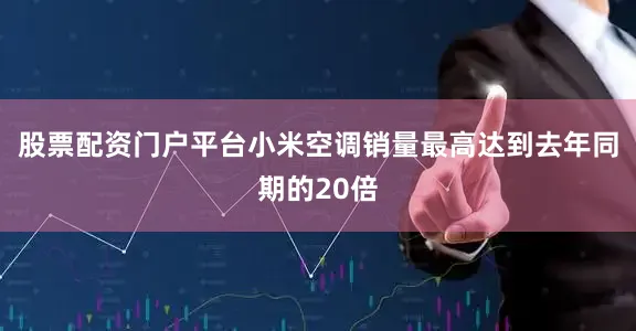股票配资门户平台小米空调销量最高达到去年同期的20倍